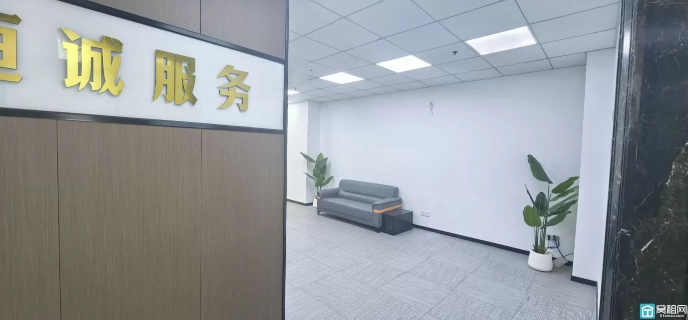 宁波鄞州区南部商务区豪如大厦138㎡精装写字楼出租