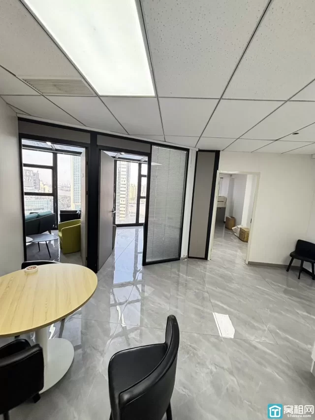 海曙地铁口汇金大厦110平米办公室出租单价1.7元/平米/天