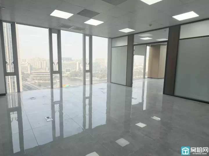 浙江商业银行大厦出租 318平 电梯口  超大背景墙+员工区+经理室