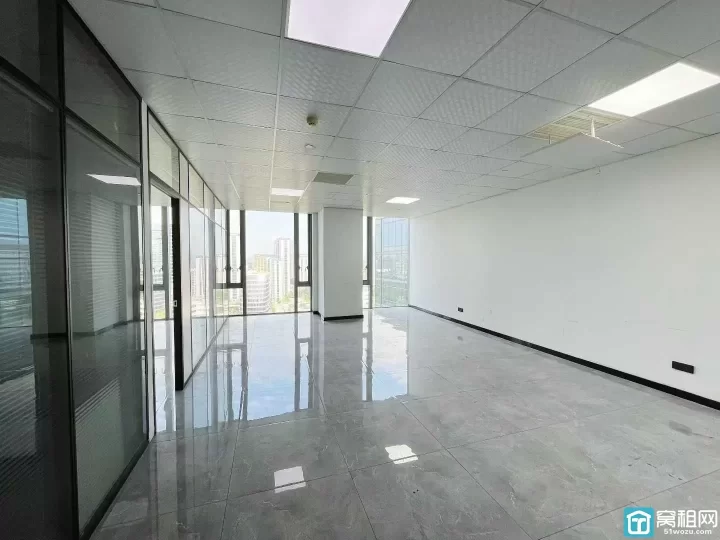 宁波高新区高端写字楼浙商大厦140平米落地窗视野好办公室出租