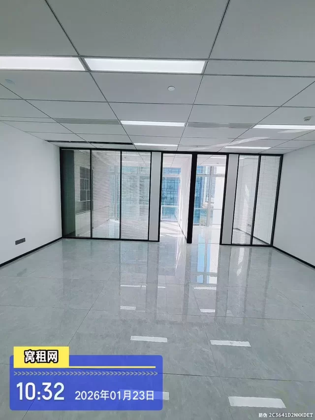 宁波铁建大厦出租105平米精装修办公室租金5300元