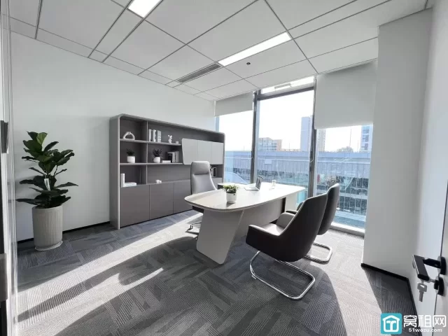 奉化金茂广场大厦办公楼出租118平米精装修交付24小时独立空调