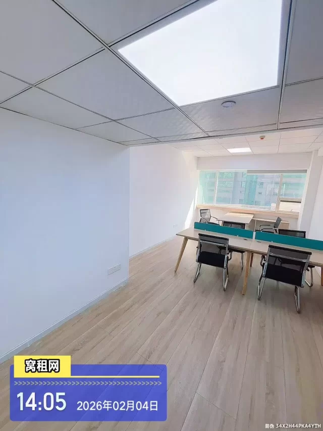 宁波南苑饭店北楼办公室出租41平米租金3000元/月含室内电费空调费