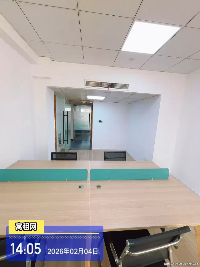 宁波南苑饭店北楼办公室出租41平米租金3000元/月含室内电费空调费