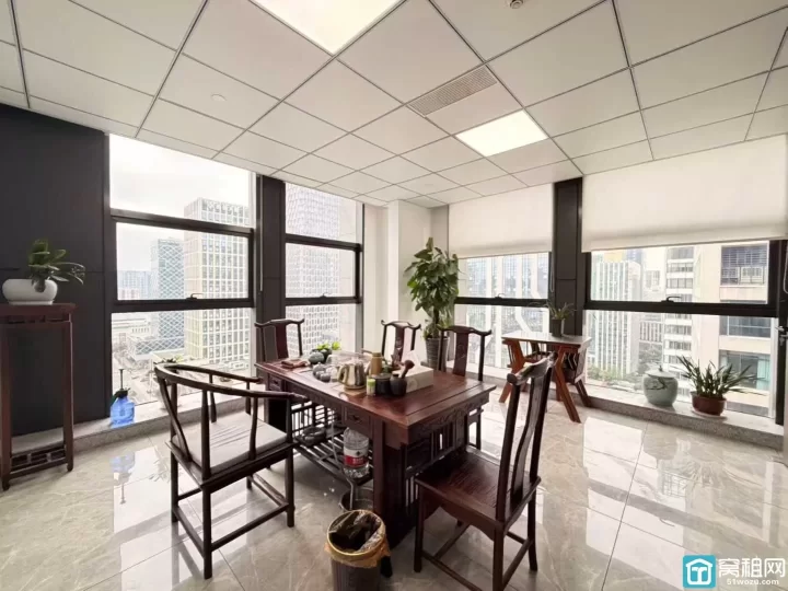 宁波大海大厦隔壁写字楼泰康大厦 新出好办公室310㎡｜5个隔间 电梯口黄金位置