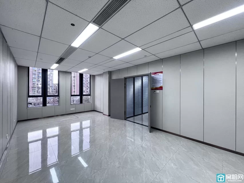 鄞州万达附近556PARK大厦440平米精装修办公楼出租