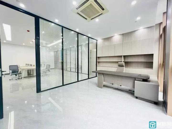 鄞州区宁波商会大厦写字楼出租电梯口位置359平方17400元带水源