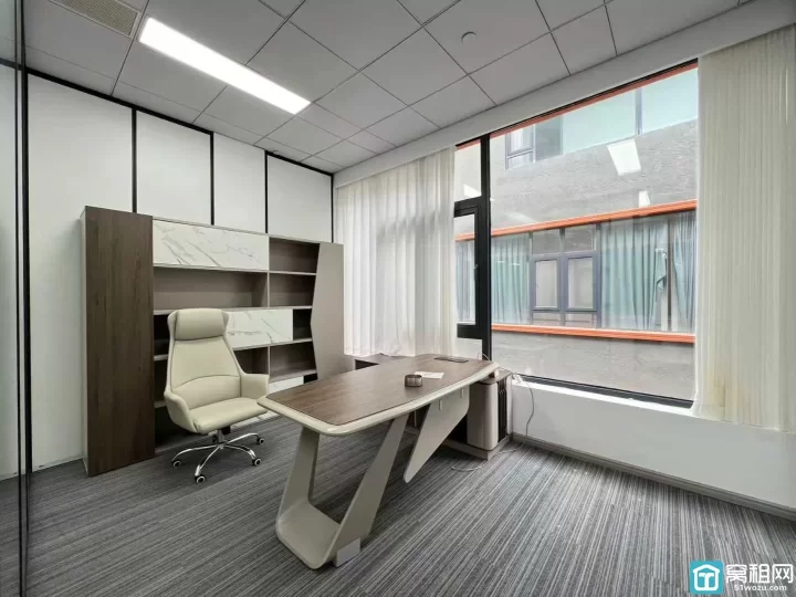 宁波明空间创业园 1+3楼办公好房 45平 +155平独立分层 私密性强，空间实用 办公接待两不误