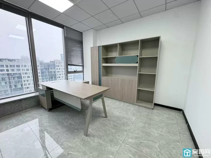 宁波鄞州区城南商务大厦 116㎡ 精装办公室 带家具｜拎包即用 视野开阔，采光超棒
