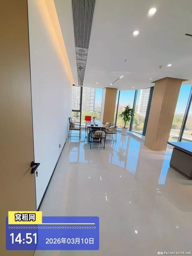 2026年新写字楼宁波明迪大厦出租330平米朝南电梯口办公室招租