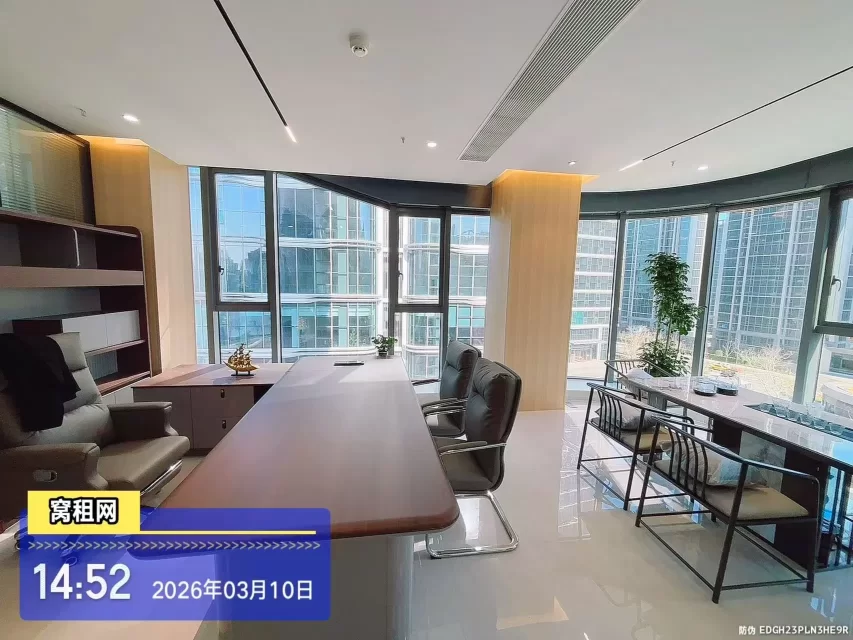 2026年新写字楼宁波明迪大厦出租330平米朝南电梯口办公室招租