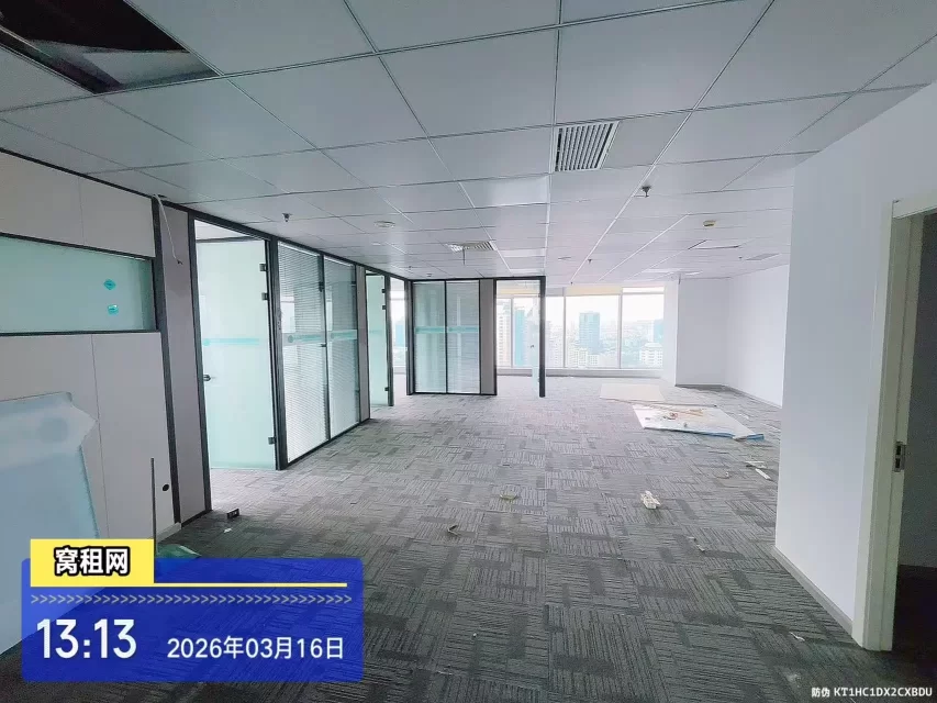 宁波火车站附近中信银行大厦出租精装修面积215平米办公室