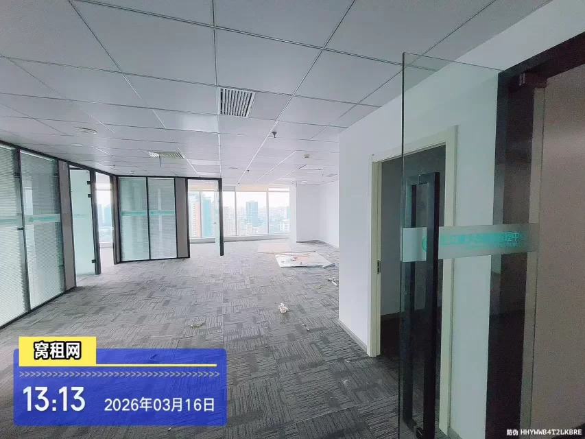 宁波火车站附近中信银行大厦出租精装修面积215平米办公室