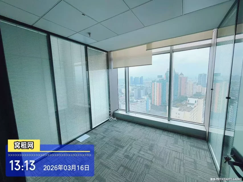 宁波火车站附近中信银行大厦出租精装修面积215平米办公室