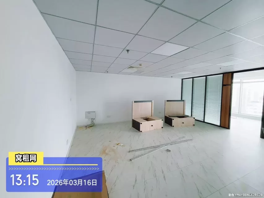 宁波海曙高端写字楼中信银行大厦124平米出租朝北办公室出租