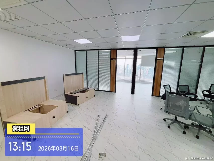 宁波海曙高端写字楼中信银行大厦124平米出租朝北办公室出租