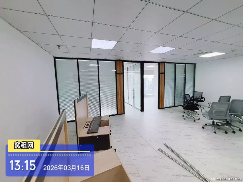 宁波海曙高端写字楼中信银行大厦124平米出租朝北办公室出租