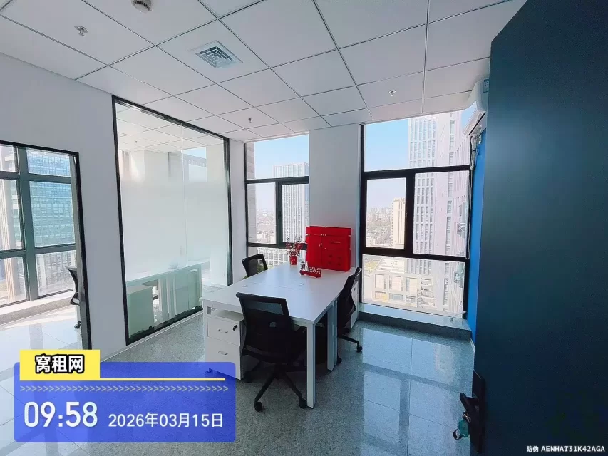 宁波镇海HQ联合办公3800元/月含物业费，室内水电费有家具出租