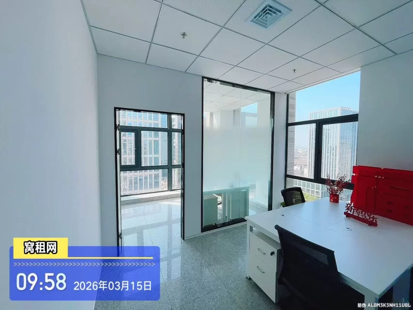 宁波镇海HQ联合办公3800元/月含物业费，室内水电费有家具出租
