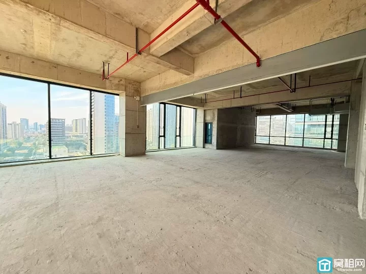 东部新城 恒创上品 1000平米办公室火热招商全景落地窗定制装修