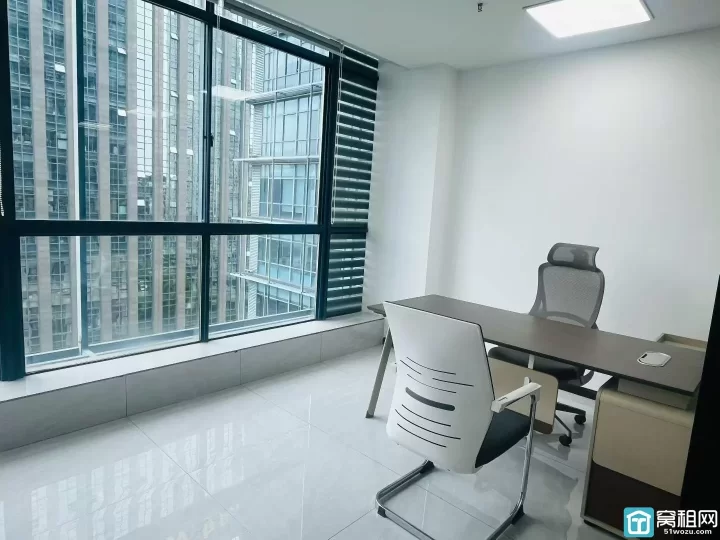 宁波健宸大厦70平朝南带全套家具，白玻形象墙，公区升级，空调全新