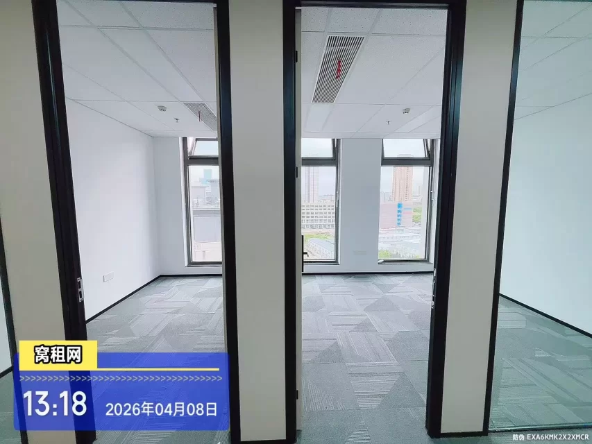 宁波鄞州区云景中心大厦出租97平米精装修办公室独立空调