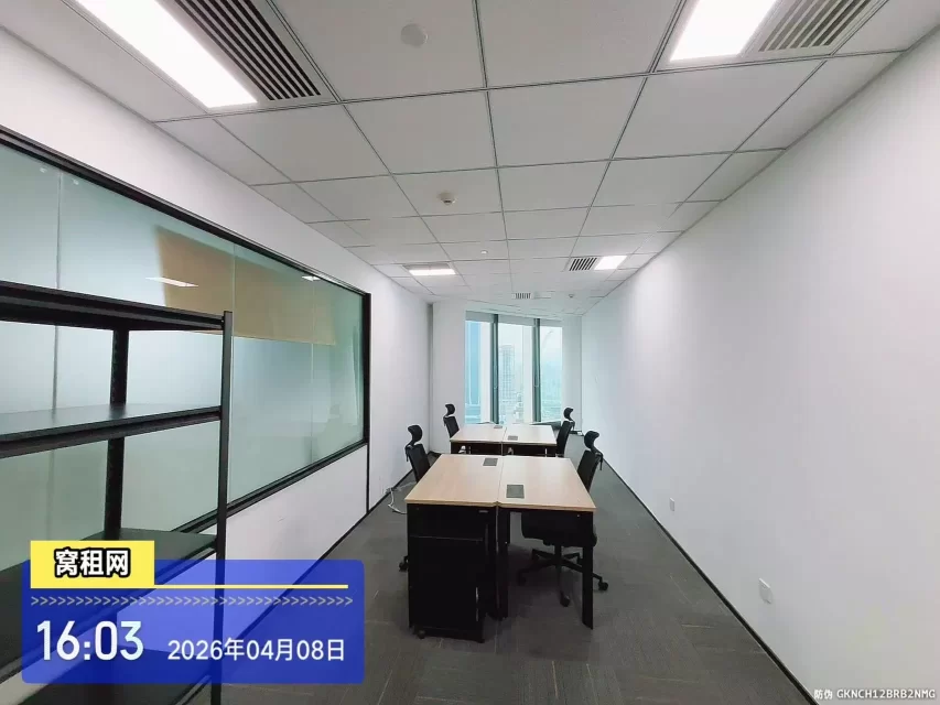 宁波中银大厦小面积办公室53.3平米出租可以注册公司