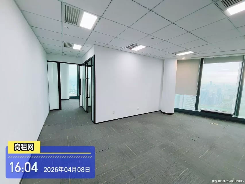 宁波中银大厦小面积办公室53.3平米出租可以注册公司