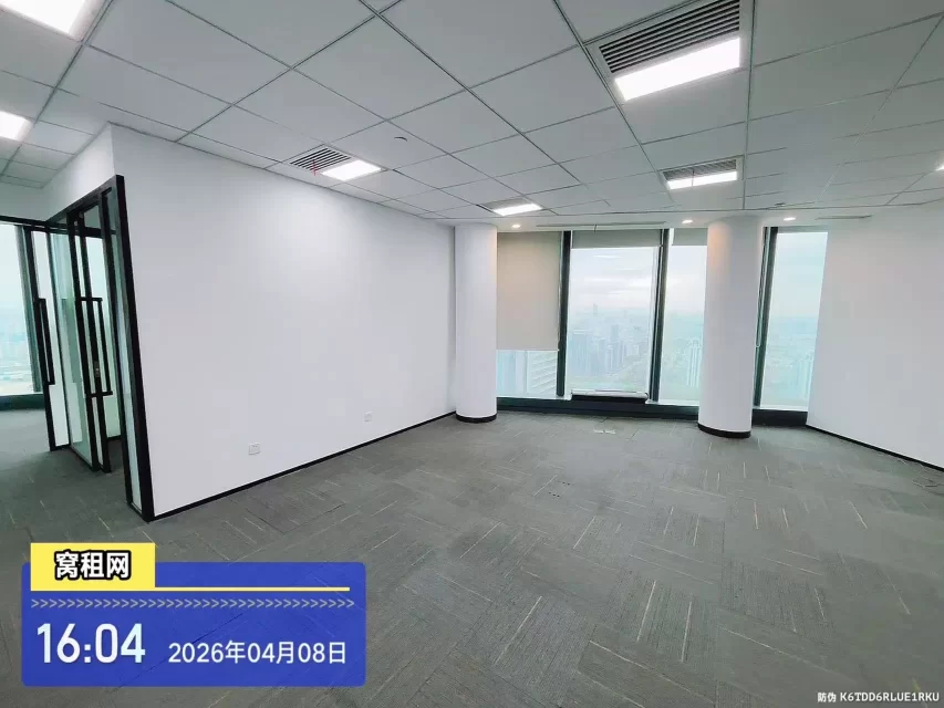 宁波中银大厦小面积办公室53.3平米出租可以注册公司