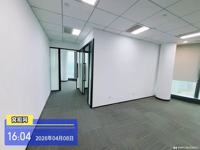 宁波中银大厦小面积办公室53.3平米出租可以注册公司