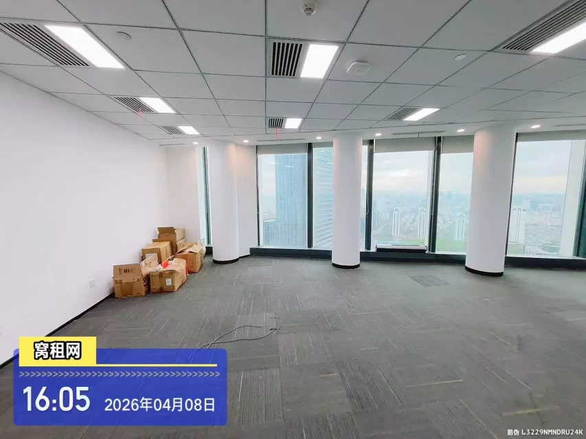 宁波东部新城高端写字楼中国银行总部大厦112平米精装修办公室配置公共会议室