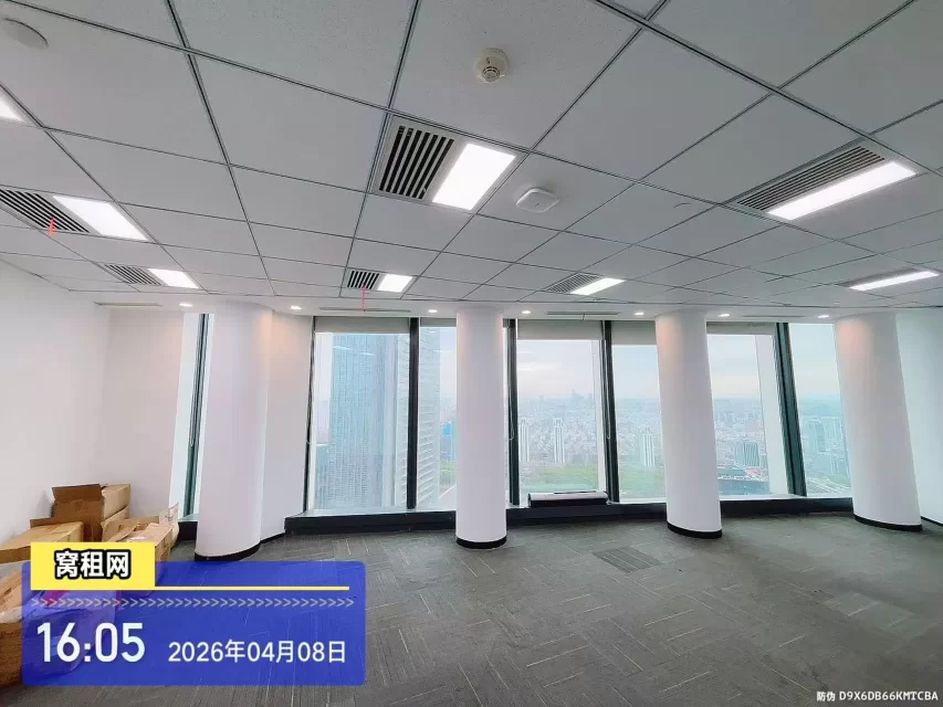 宁波东部新城高端写字楼中国银行总部大厦112平米精装修办公室配置公共会议室