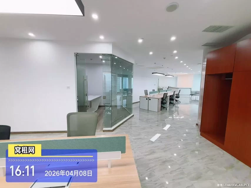 宁波东部新城中银大厦600平米精装修高端办公楼招租