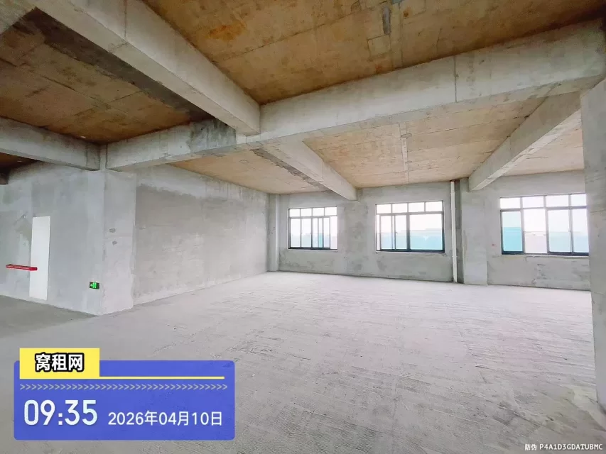 宁波旭友科创中心大厦500平米办公室毛坯出租超长免租期