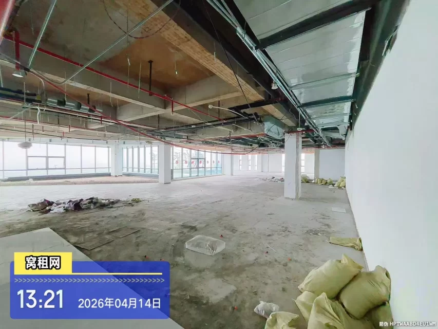 宁波前洋亿天中心大厦1300平米毛坯办公室出租