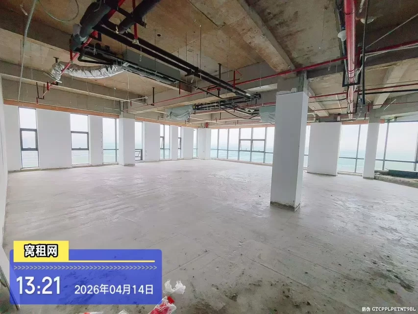 宁波前洋亿天中心大厦1300平米毛坯办公室出租