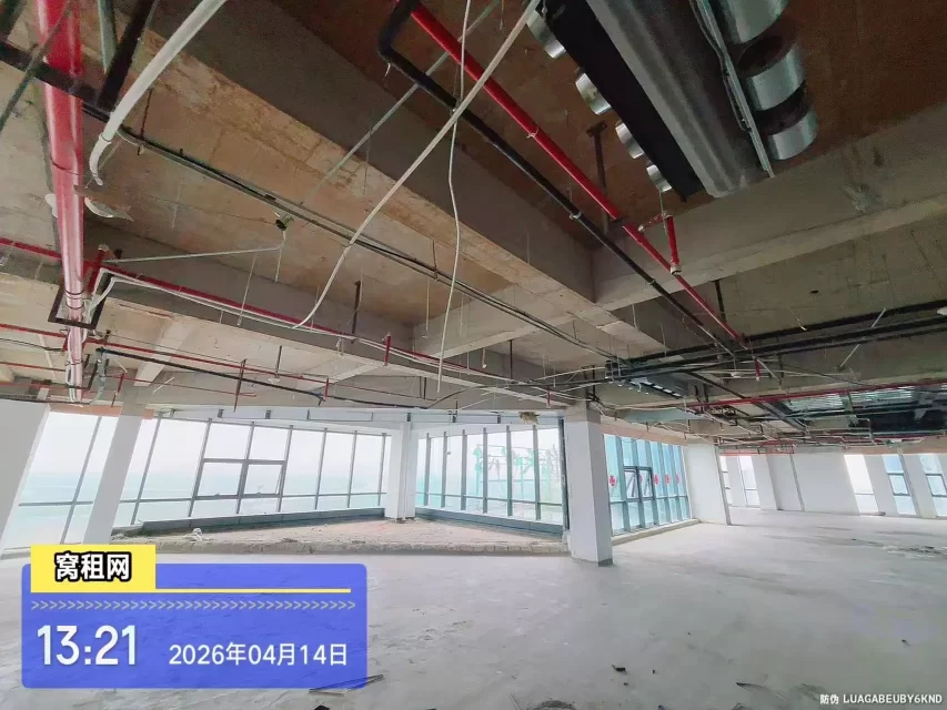 宁波前洋亿天中心大厦1300平米毛坯办公室出租