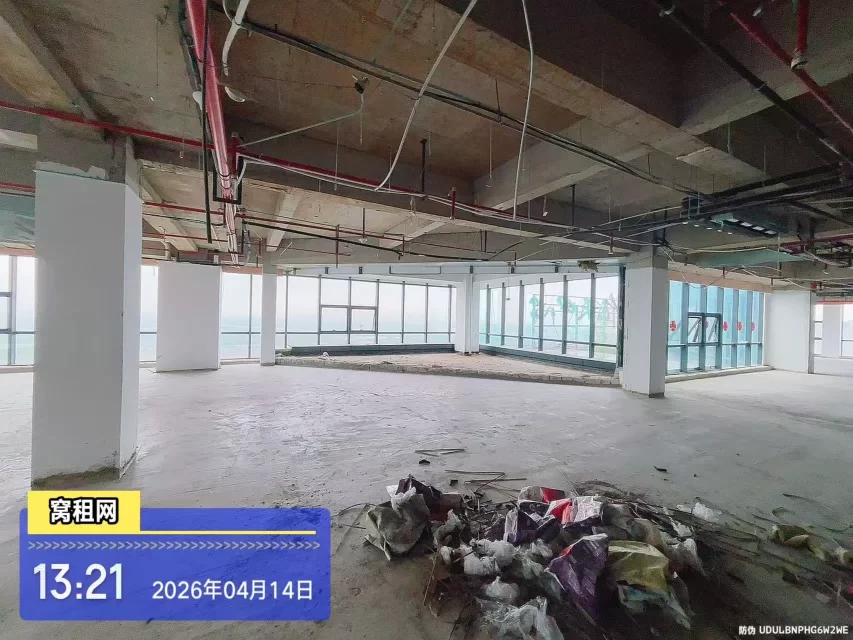 宁波前洋亿天中心大厦1300平米毛坯办公室出租