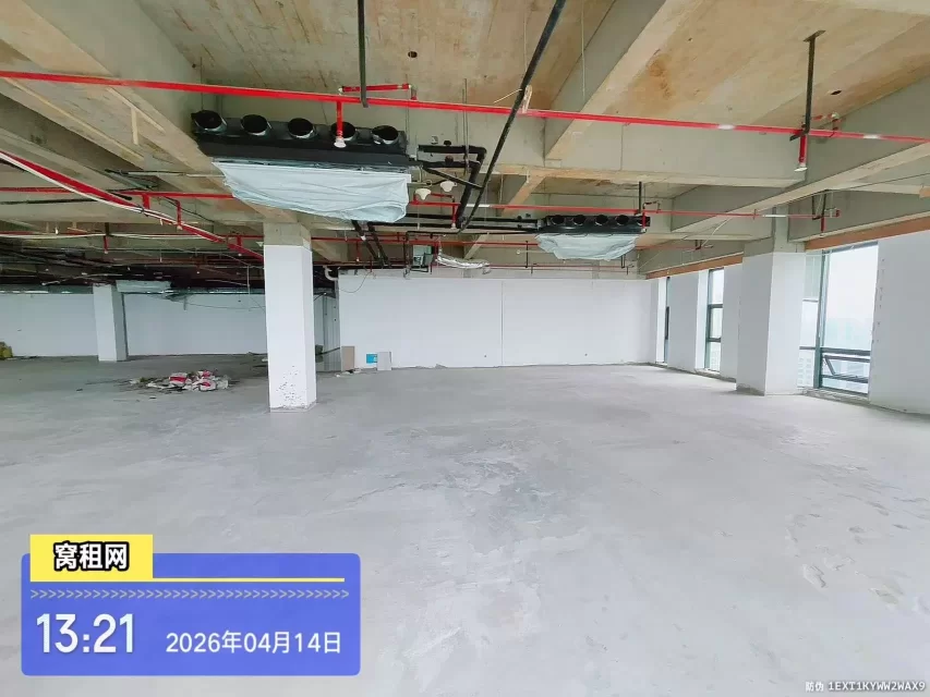 宁波前洋亿天中心大厦1300平米毛坯办公室出租