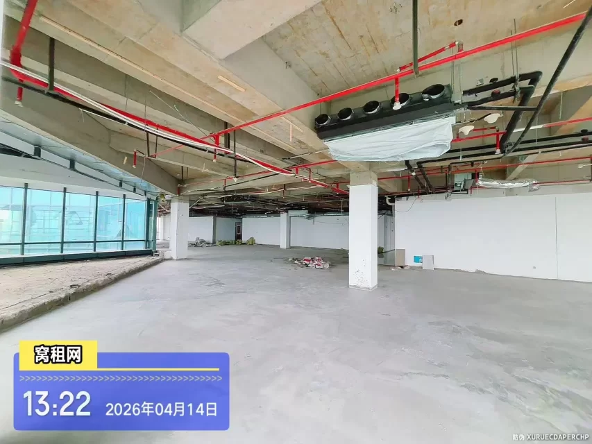 宁波前洋亿天中心大厦1300平米毛坯办公室出租