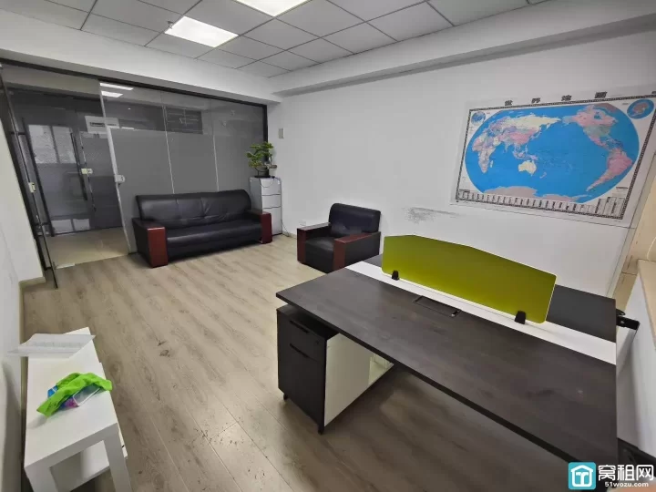 宁波火车站月湖旁银河大厦，48平精装修出租