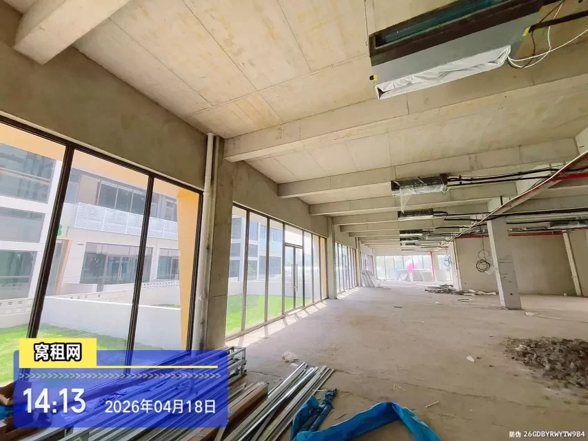 宁波青云上创意园1楼商铺出租600平米毛坯出租