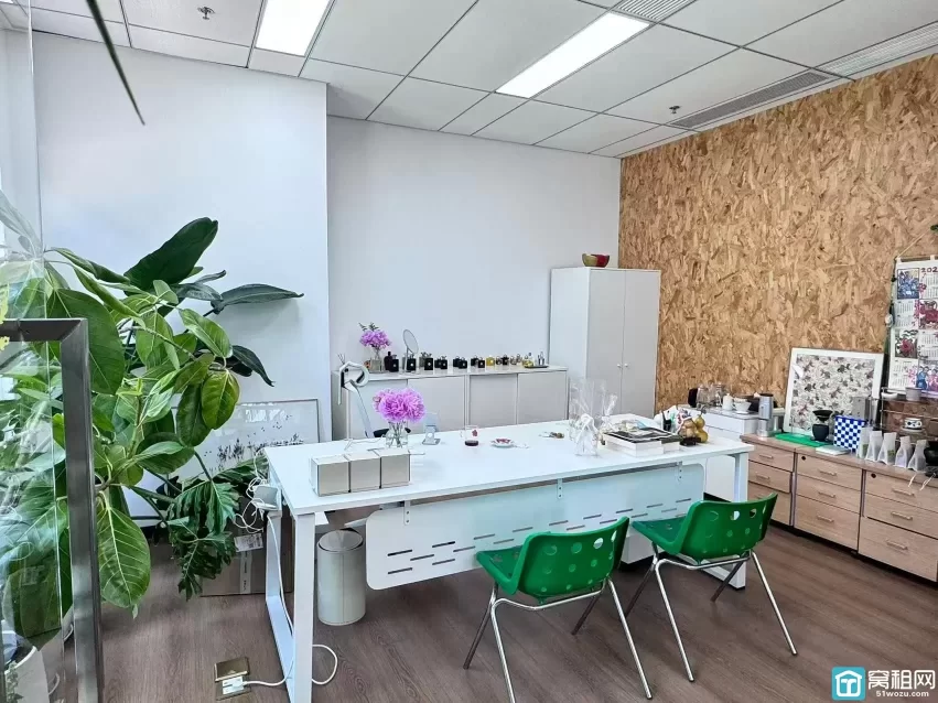 宁波东部新城城投大厦230平，东南朝向，现代化原木风的装修风格，办公