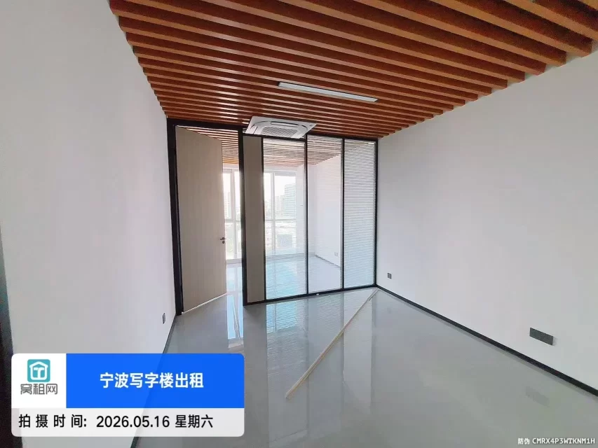 宁波恒茂大厦48平米精装修小面积办公室出租租金2000元/月