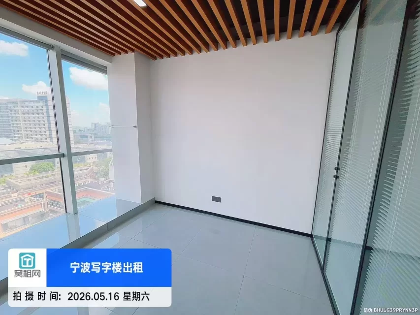 宁波恒茂大厦48平米精装修小面积办公室出租租金2000元/月