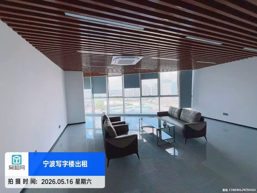 宁波恒茂大厦77平米精装修办公室出租3200元朝南