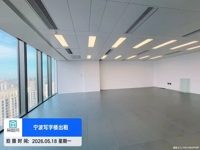 宁波塔258平米大通间办公室出租可以看三江口