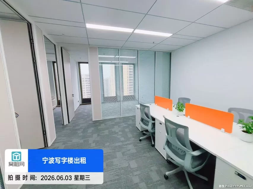 宁波北高速口165平米精装修办公室出租拎包办公