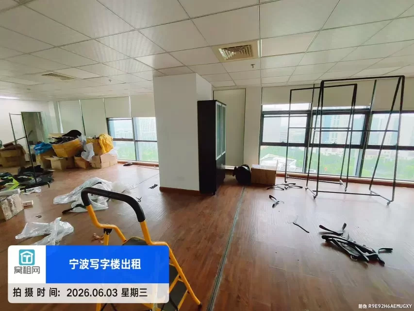 宁波江北得房率75%海达大厦写字楼出租面积490平米精装修交付
