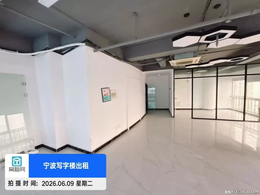 宁波天元大厦180平米精装修办公室6600元出租